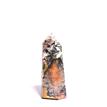 Mosaic Chalcedony Quartz Tower