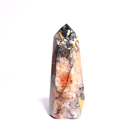 Mosaic Chalcedony Quartz Tower