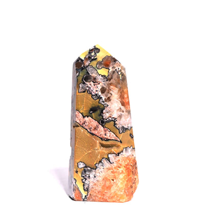 Mosaic Chalcedony Quartz Tower