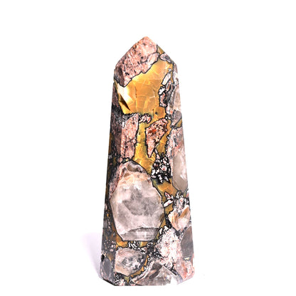 Mosaic Chalcedony Quartz Tower