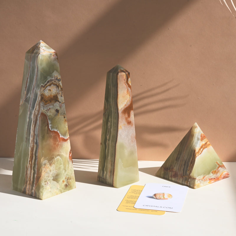 Green Onyx Crystal Tower Obelisk The Worlds Finest Crystals