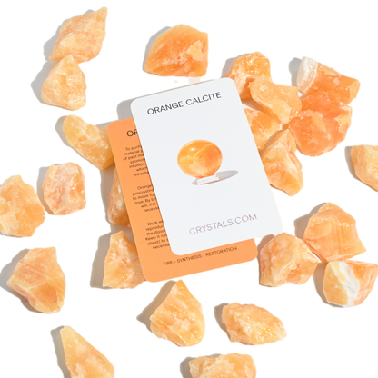Orange Calcite Rough