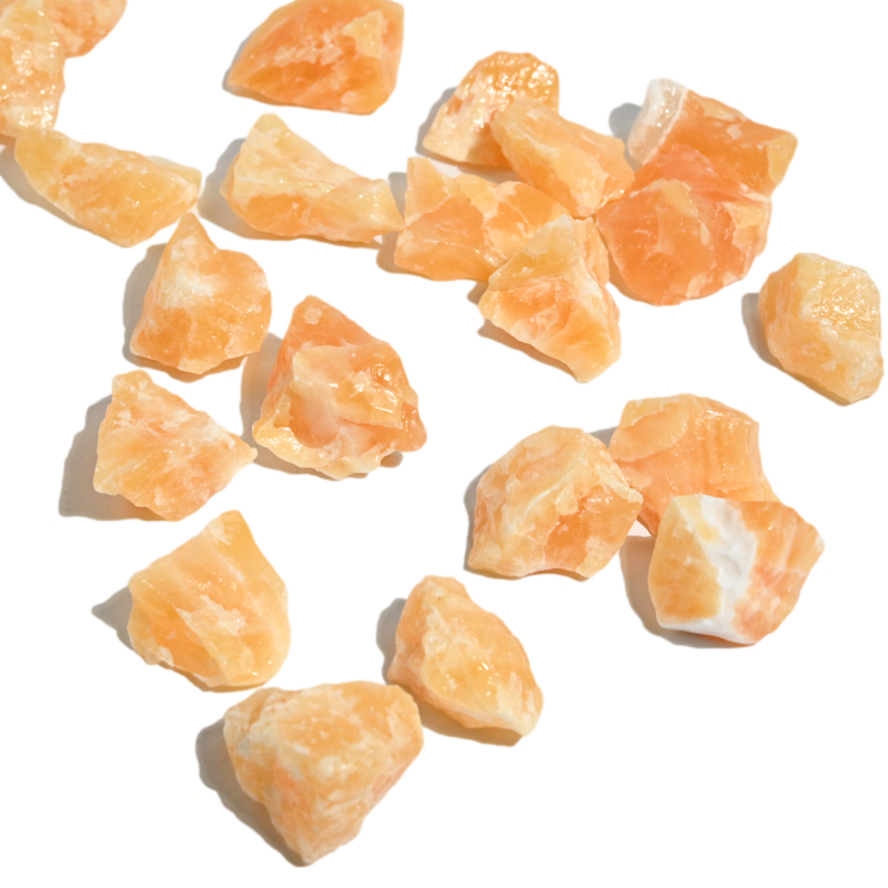 orange calcite crystal 