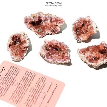 pink amethyst crystal for sale