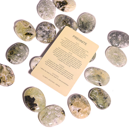Prehnite Palm Stone
