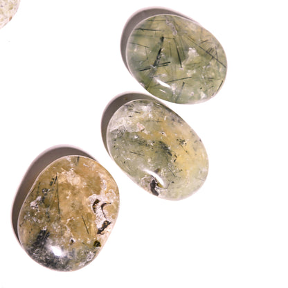 Prehnite Palm Stone