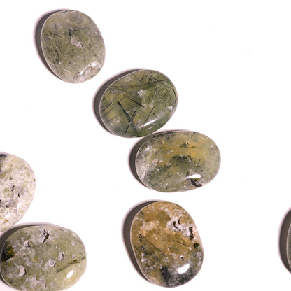 Prehnite Palm Stone