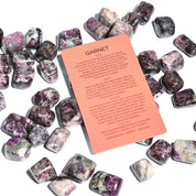 Garnet in Astrophyllite Tumble 3pc