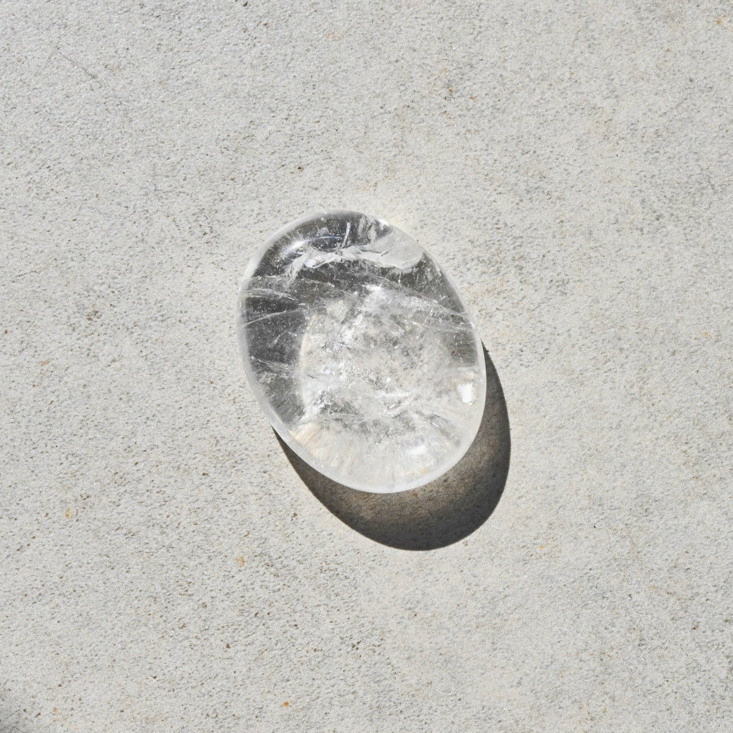 clear quartz crystal palm stone for sale
