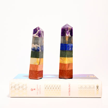 Rainbow Chakra Tower