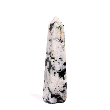 Rainbow Moonstone Obelisk — Moonstone crystal specimen