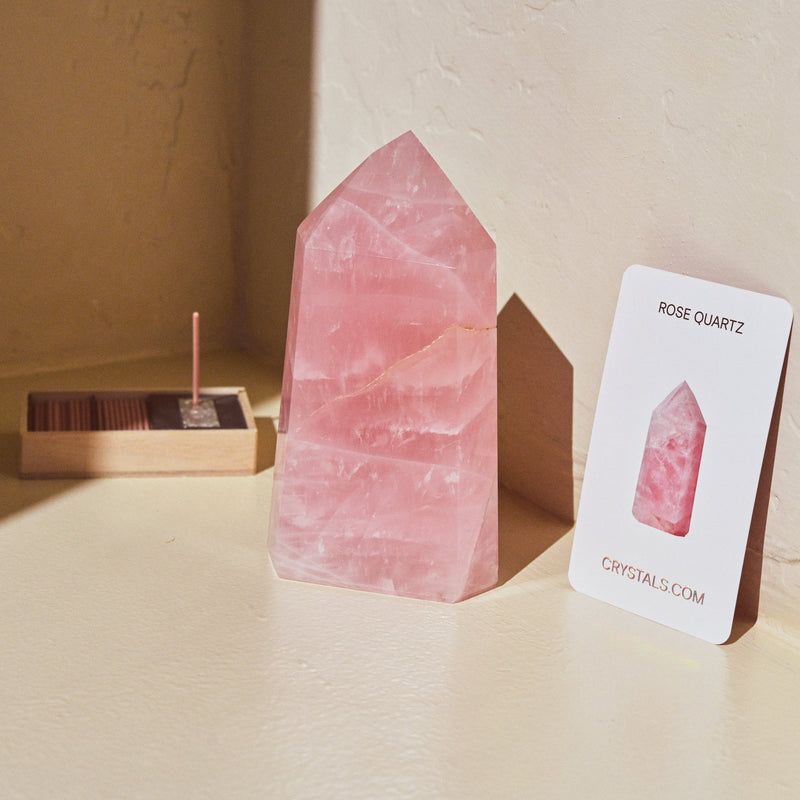 rose quartz crystal