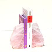rose quartz crystal bookened