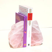 rose quartz crystal bookened