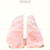 rose quartz crystal bookened