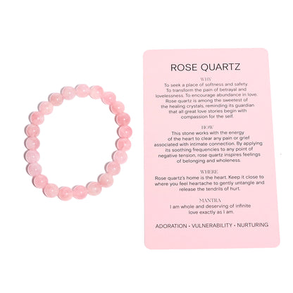 rose quartz bracelet 