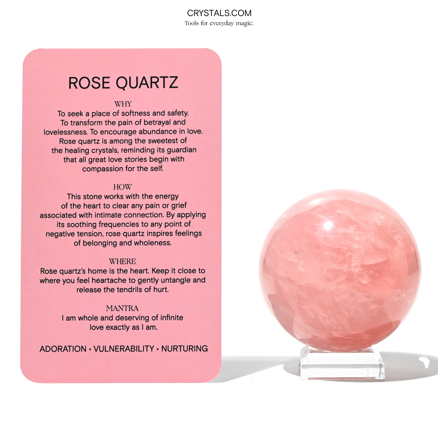 rose quartz crystal benefits