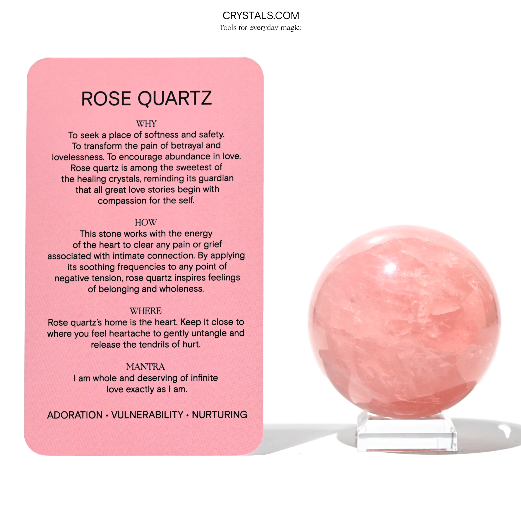 rose quartz crystal benefits