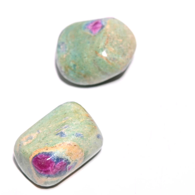 Ruby Fuchsite Tumble Trio