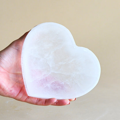 Selenite Heart Bowl