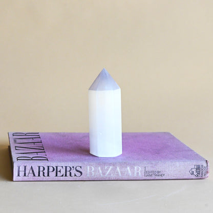 selenite crystal tower