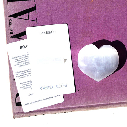 Selenite Heart