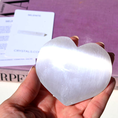 Selenite Heart