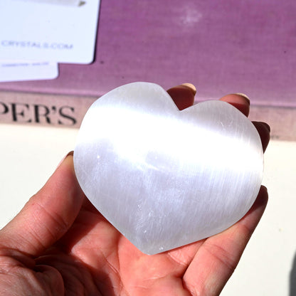 Selenite Heart