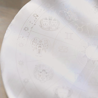 Selenite Zodiac Plate