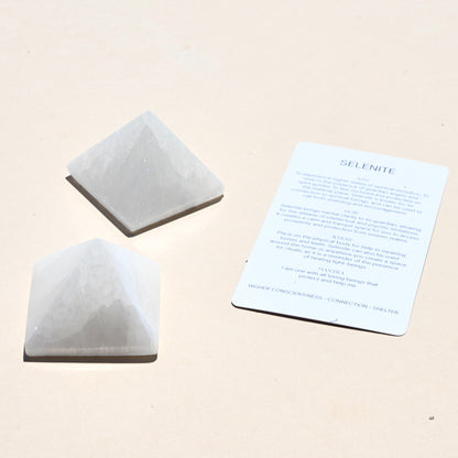 Selenite Pyramid