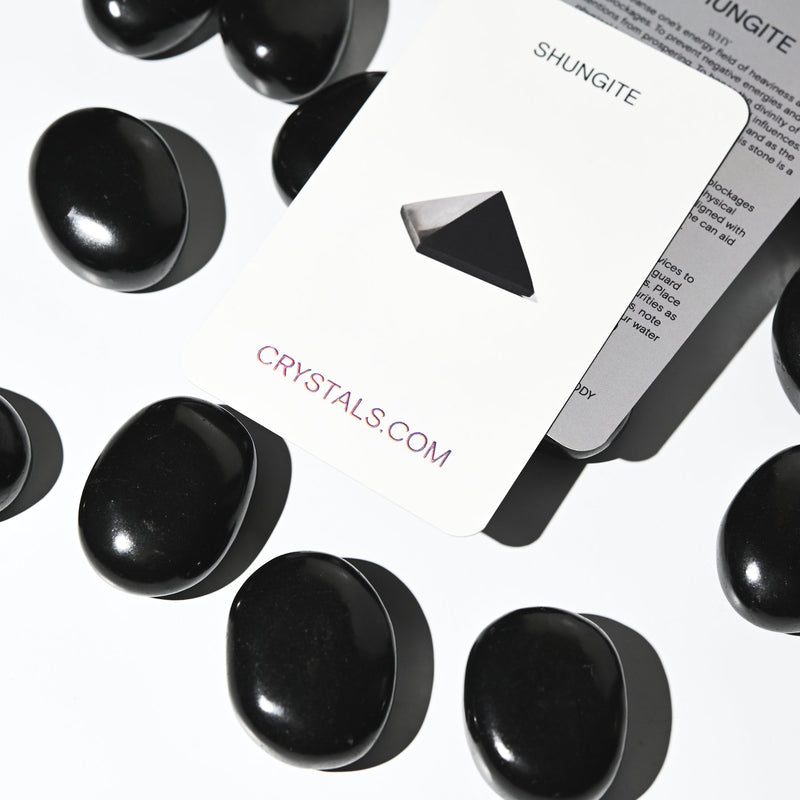 Shungite Palm Stone