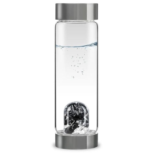 Crystal Water Bottle | VISION w. Shungite & Clear Quartz