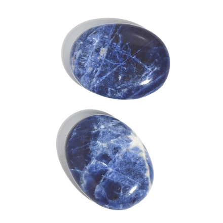 Sodalite Palm Stone — Sodalite crystal specimen