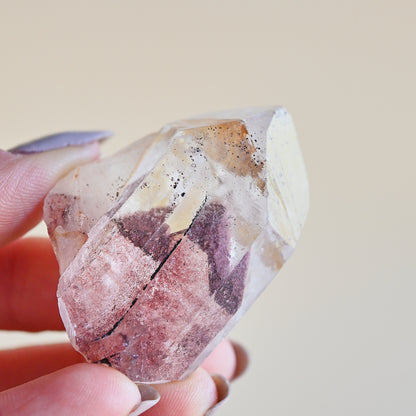Rare Sunset Phantom Himalayan Quartz Point MD