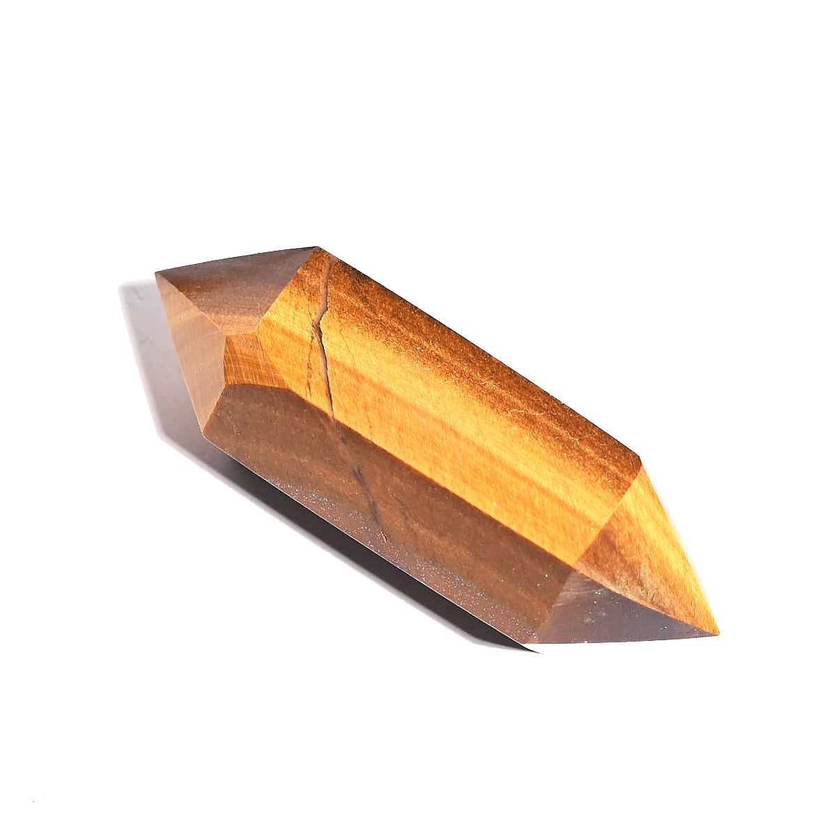Tiger's Eye Double Terminated point 2 inch