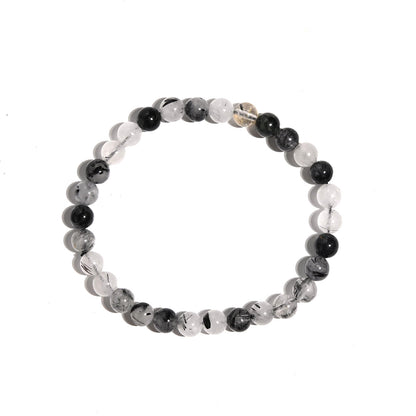 Tourmalinated Quartz Bracelet