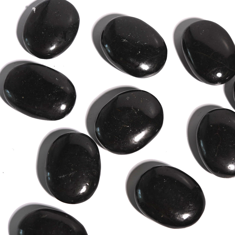 Black tourmaline Palm Stone