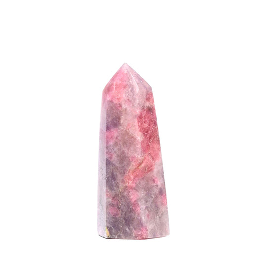 Unicorn Point - Lepidolite, Clevelandite, Pink Tourmaline, Smoky Quartz, Feldspar
