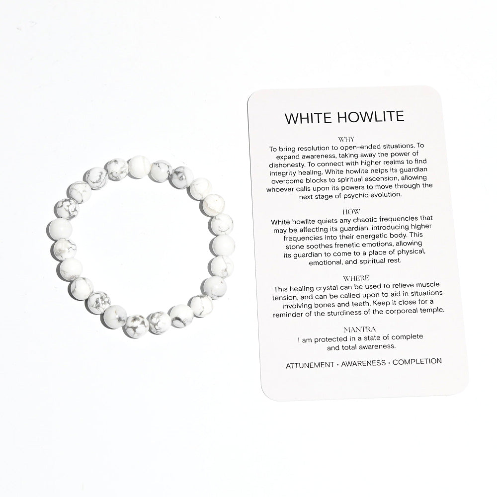 White Howlite Bracelet