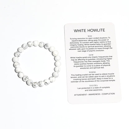 White Howlite Bracelet