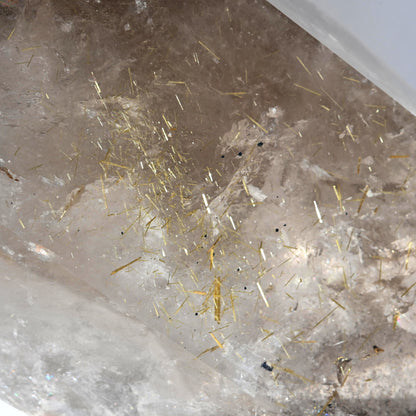 XXL 29lb Golden Rutile Smoky Quartz Double Terminated Point