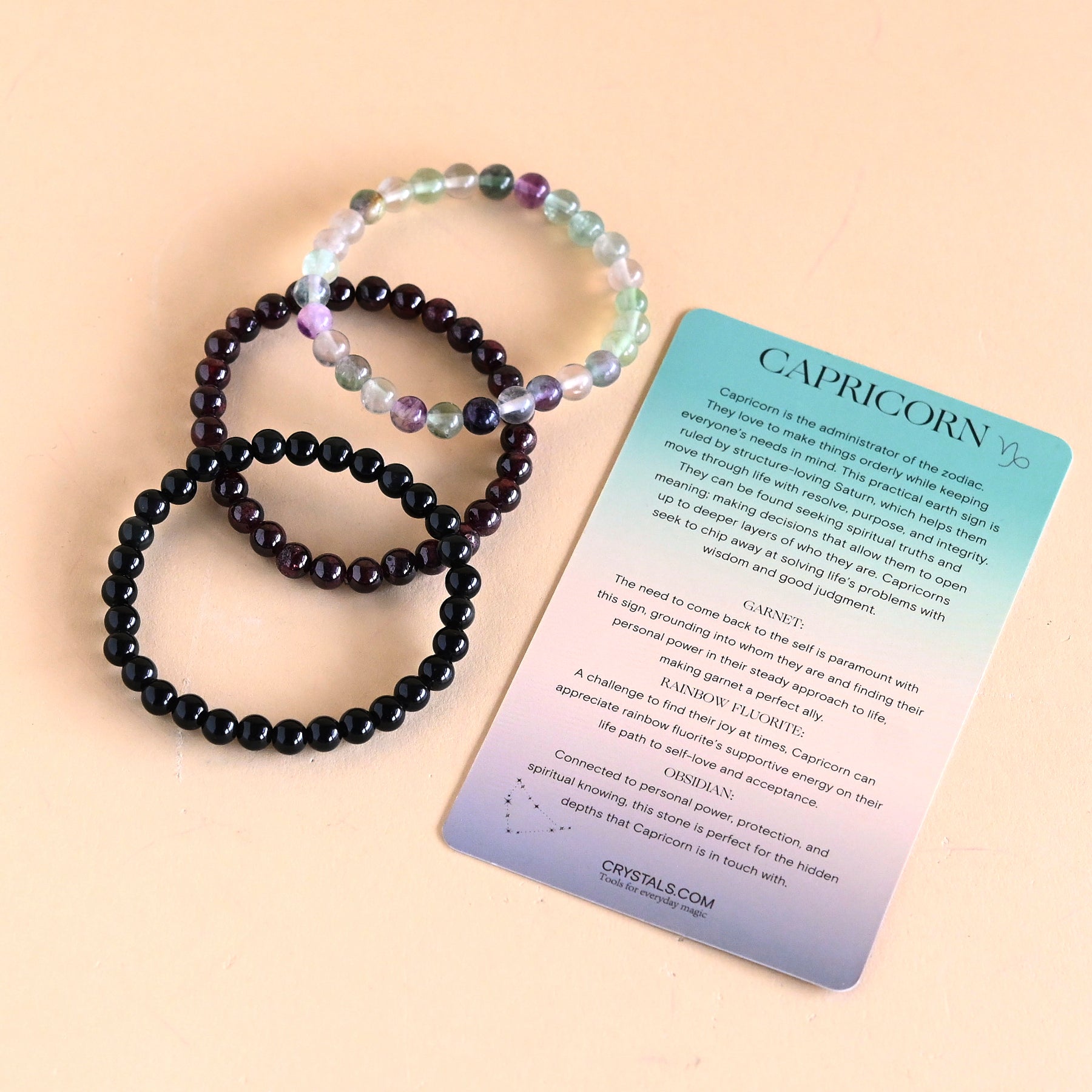 Capricorn Zodiac Bracelet – Eluna Jewelry Designs