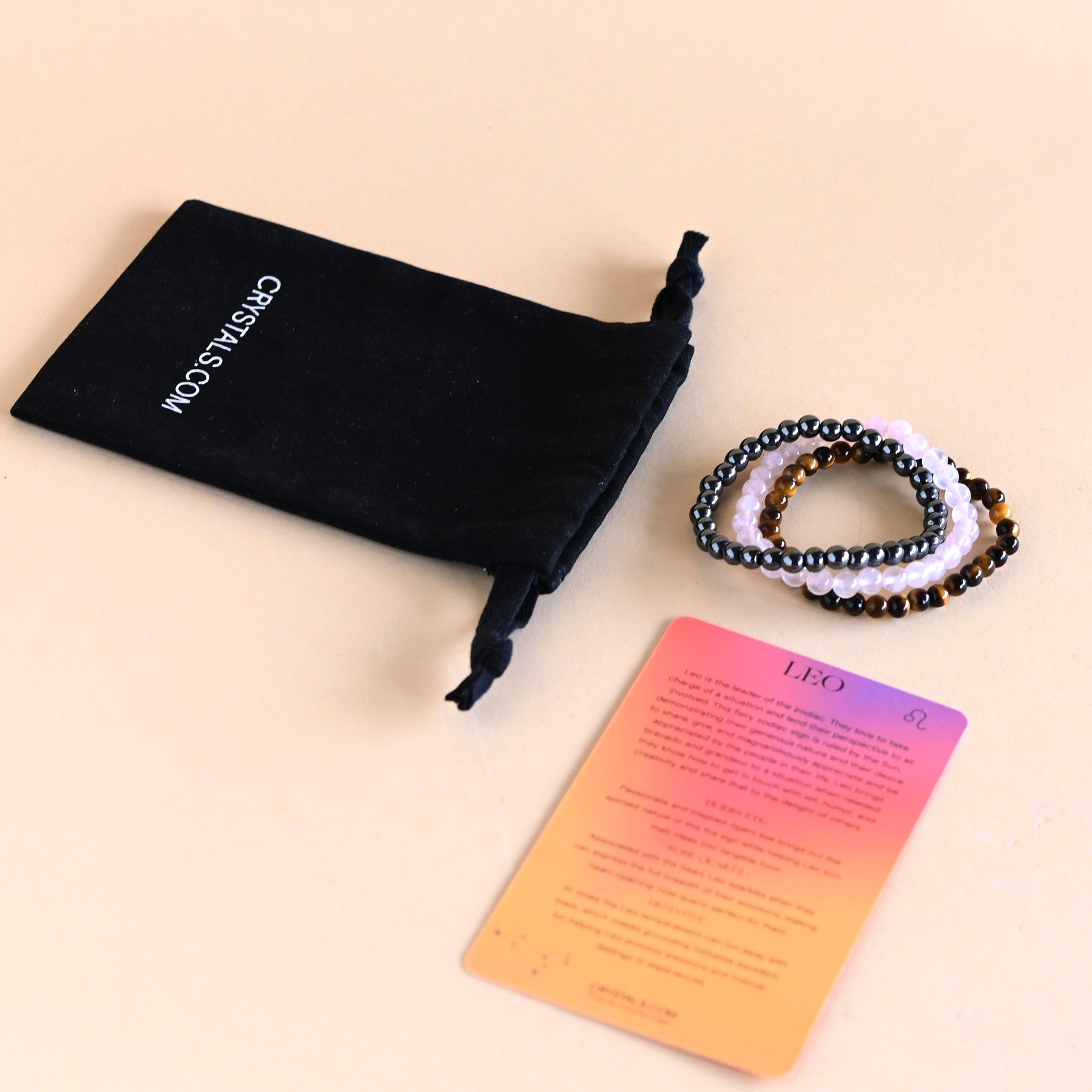 Beaded Gemstone Bracelet: Leo Colors – Park & Lex