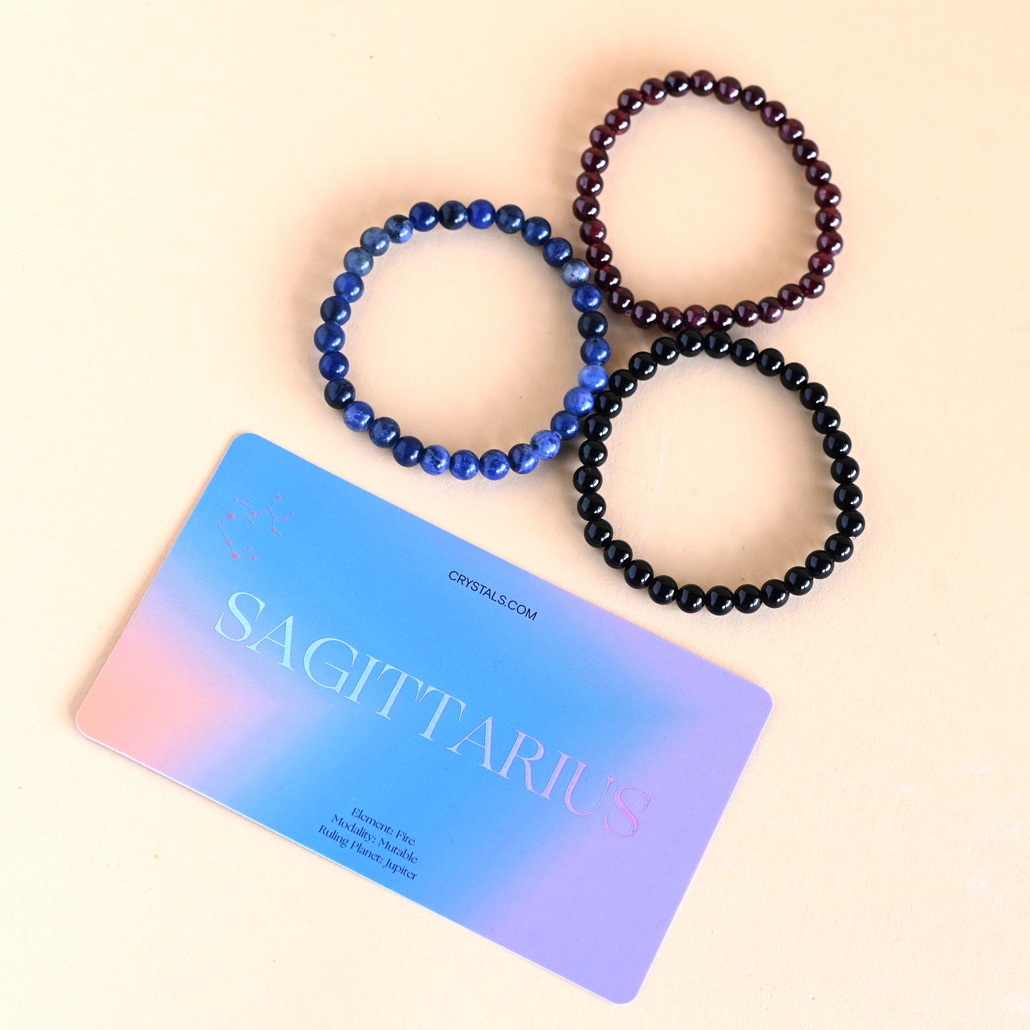 sagittarius crystal bracelets