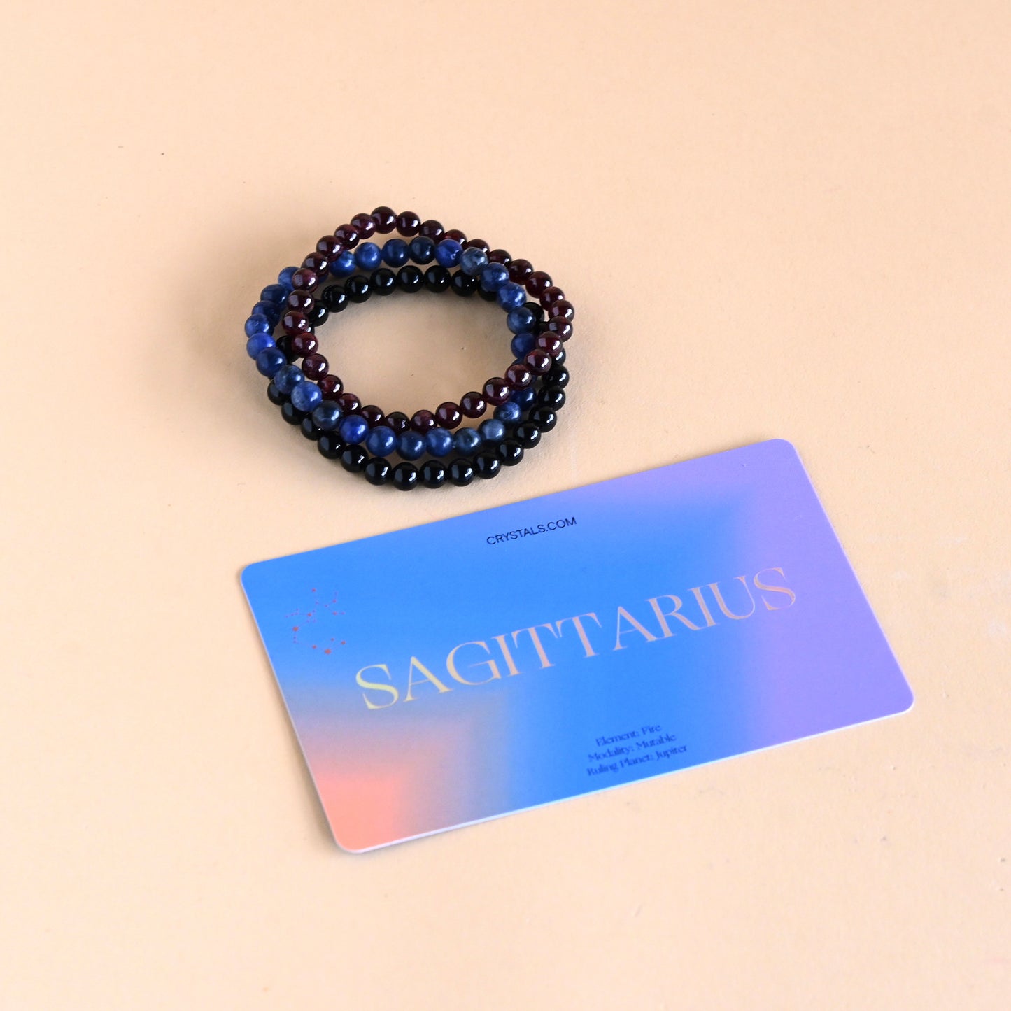 sagittarius crystal bracelets